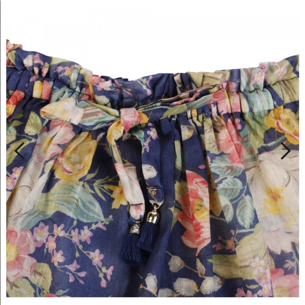 ZIMMERMANN GIRLS Blue Zinnia Ruffle Skirt 8,10 - Picture 3 of 5